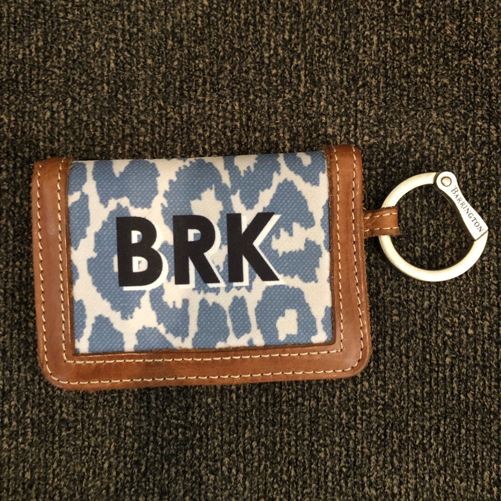 Barrington key ring wallet